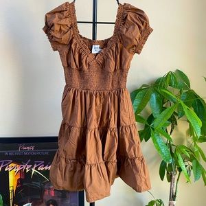 Princess Polly, Size 4, Brown Dress